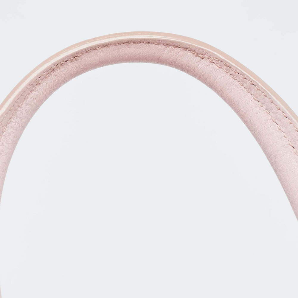 Dolce & Gabbana Pink Grained Leather Tote - Picture 8 of 9